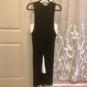 ASOS Full Length Black White Sleeveless Dress Sz 4